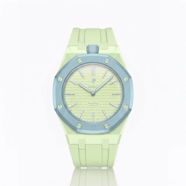 Swatch Royal Pop - Blaue Acht (con cinturino in gomma)