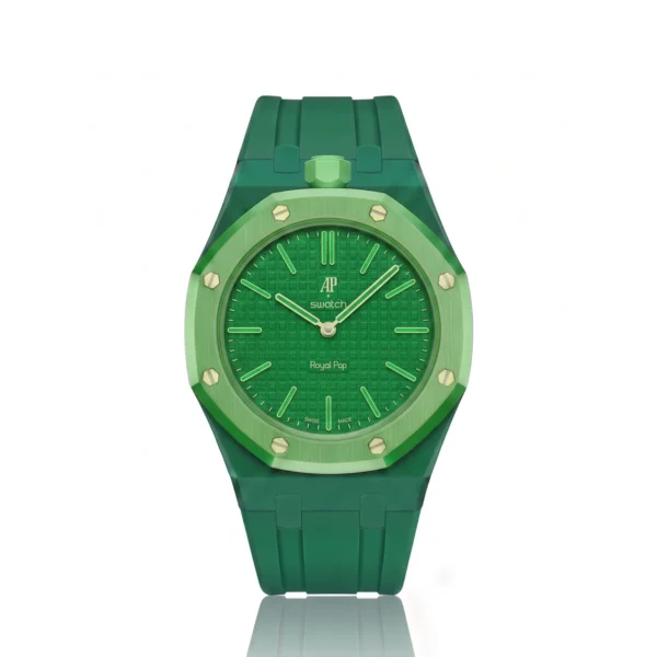 Swatch Royal Pop - Green Eight (con cinturino in gomma)