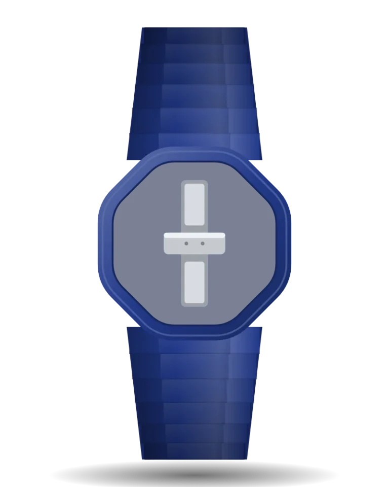 Cover in silicone Blu Notte